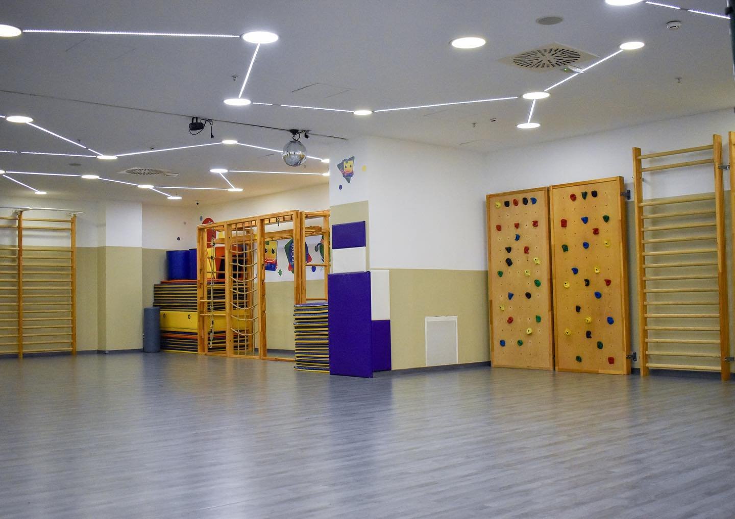 Smart Gym sala sa zidom za penjanje